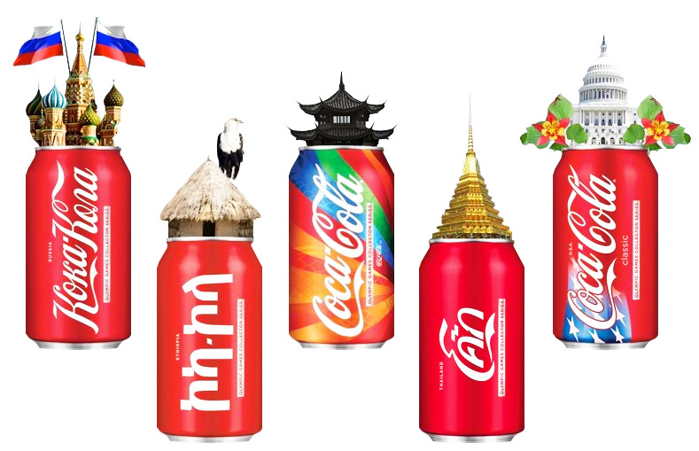 Coca-Cola understands localization & global branding
