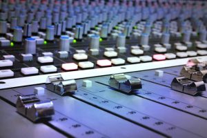 Recording Studio Mixing Console