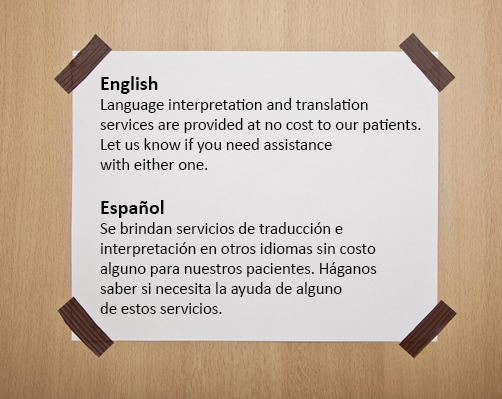 Language access in Spanish
