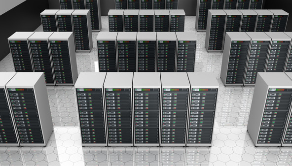 Servers in a data center